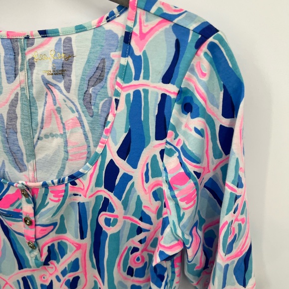 Lilly Pulitzer Gavyn Henley T-shirt dress - Picture 5 of 11